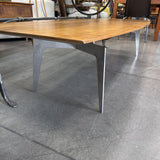 'Loma' Mid Century-Style Wood & Metal Coffee Table by Room & Board