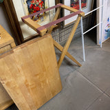 Cutting Board Folding Table w/Removable Top