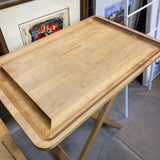 Cutting Board Folding Table w/Removable Top