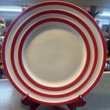 Red & White Plate or Platter