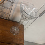 Vintage Glass Trumpet Vase