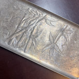 Everlast Hammered Aluminum Bamboo Tray