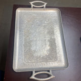 Everlast Hammered Aluminum Grapes Tray w/Handles