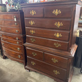 Harden Solid Cherry 8 Drawer Tall Dresser