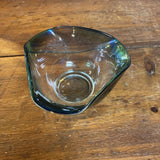 MCM Triangular Glass Bowl