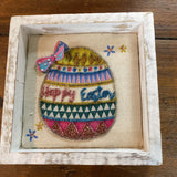 Happy Easter Framed Beaded