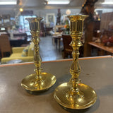 Set of Brass Candlestick Holders