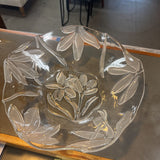 Mikasa Frosted Floral Bowl