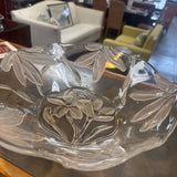 Mikasa Frosted Floral Bowl