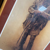 "Mountain Man w Rifle" signed by James Bama