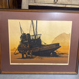 Roger Berghoff Serigraph Print signed - "Storm Tossed"