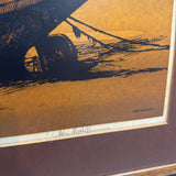 Roger Berghoff Serigraph Print signed - "Storm Tossed"