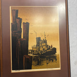 Roger Berghoff Serigraph Print signed - "Comin' Home"