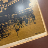 Roger Berghoff Serigraph Print signed - "Comin' Home"