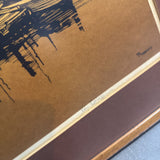 Roger Berghoff Serigraph Print signed - "Quiet Harbor"