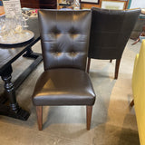 Leather Parsons Dining Chair