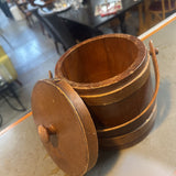 Vintage Firkin Bucket w Handle