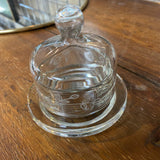 Glass Butter Dish w/Lid