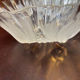 Etched Tulip Glass Bowl