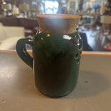 Pottery Garlic Keeper w Cork Top
