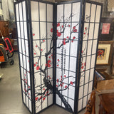 4 Panel Cherry Blossom Screen