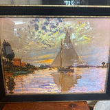 Framed Monet Print - Sailboat