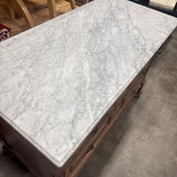 Vintage 4 Drawer Marble Top Dresser