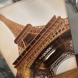 Eiffel Tower Print on Wood