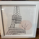 Framed Eiffel Tower Print