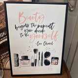Beauty Begins the Moment You Decide to Be Yourself
