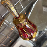 Vintage Bohemian Red Glass Bell