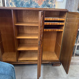 Antique Danish 3 Door Armoire
