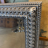 Silver Beveled Mirror