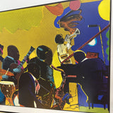 Framed 'Out Chorus' by Romare Bearden