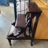Wooden 3 Step Library Stool