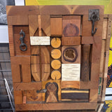 Wood Assemblage Artwork