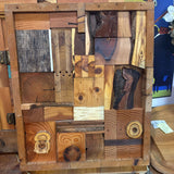 Wood Assemblage Artwork