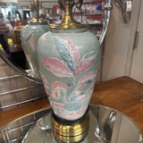 Ceramic Floral Table Lamp