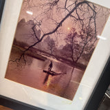 Don Hong-Oai signed "Man on River Raft"