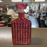 Rose Glass Decanter