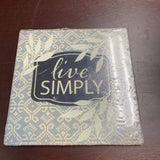 Live Simply Trivet