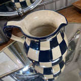 Vintage Lustucru Pottery Pitcher