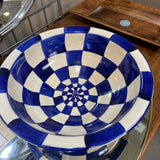 Vintage Lustucru Pottery Bowl