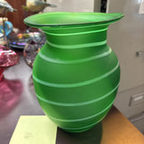 Green Glass Vase