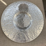 Vintage Hammered Aluminum Platter/Tray
