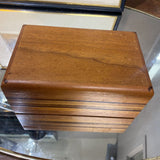 Wood Box w/Hinged Lid