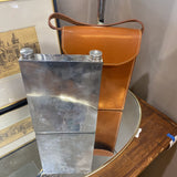 Double Flask in Leather Case