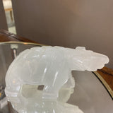 Onyx Polar Bear Figurine