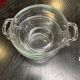 Glass Bowls w/Handles (Set of 2)