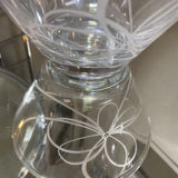 Etched Glass Bowl